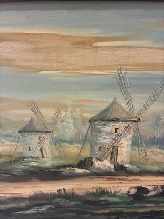 Quadro paesaggio mulini