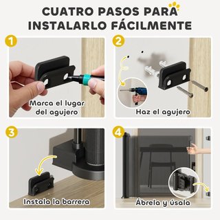 Barrera de seguridad para bebés/mascotas