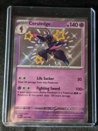PAF 162 Ceruledge (Shiny) NM ING Paldean Fates
