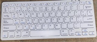 Teclado Inalámbrico Blanco