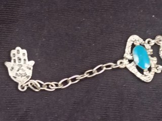 Pulsera Vintage Bohemia Turquesas Plata