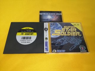 SUPER STAR SOLDIER NEC PC-Engine Hu-Card REG CARD