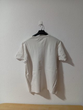 Camiseta MAINE blanca y azul hombre talla l