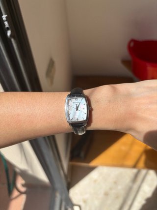 Reloj Tissot plata y Negro
