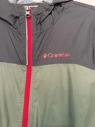 Cortavientos Columbia Verde Talla M