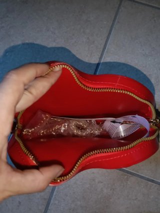 Borsa a cuore Terranova rossa