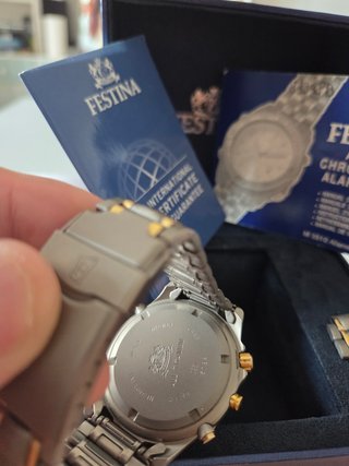 Festina Titanio Crono y alarma modelo 6789
