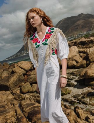 Vestido vaquero Michonet bordado