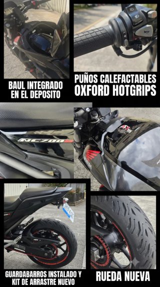 Honda NC700S A2 ABS Negra