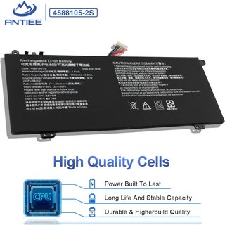 ANTIEE Batería 4588105‑2S 7.6V 6000mAh Toshiba