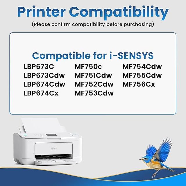 Jhaan 069H 4x Toner + Chip Canon i-Sensys MF752Cdw