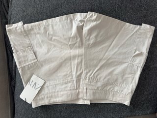 Falda pantalón Zara beige