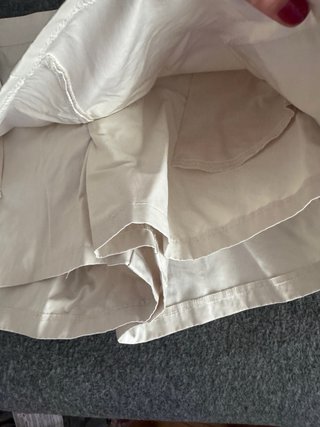 Falda pantalón Zara beige
