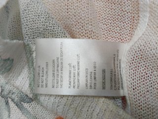 Jersey Roberto Bassi floral blanco talla XL