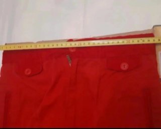 Pantalón vintage Telva rojo