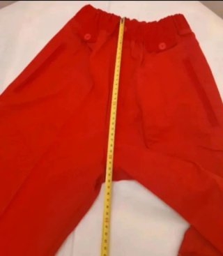 Pantalón vintage Telva rojo