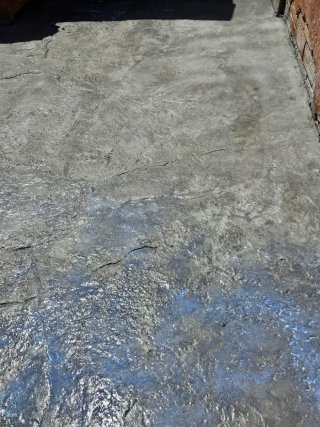 Pavimento de hormigón estampado