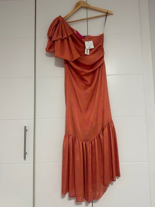 Vestido fiesta asimétrico Blanca Martín