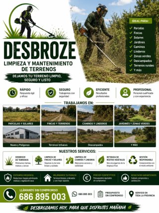 Desbroces y limpieza