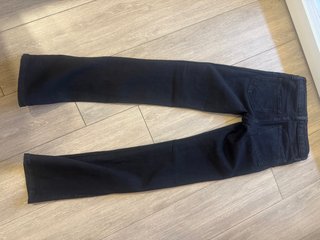 Vaqueros Zara Rectos Elásticos Negros Talla 34