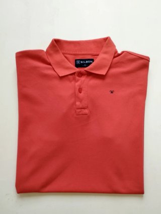 Polo piqué Silbon Rojo