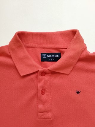 Polo piqué Silbon Rojo