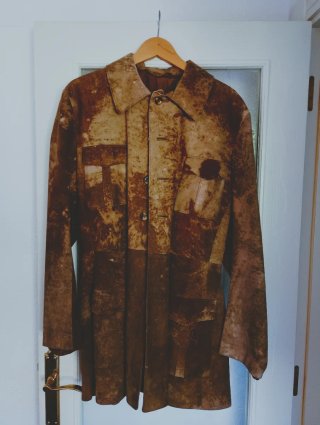 Chaqueta Vintage Ante Hombre Marrón