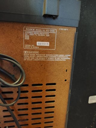 Giradischi Sony XO-D10s Nero