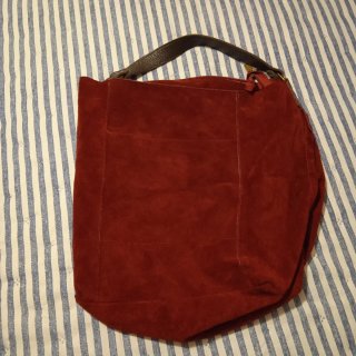 Bolso Capazo Ante Rojo