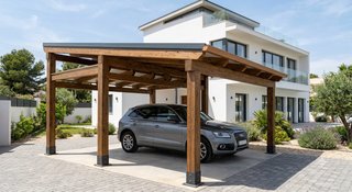 Porche de madera 3x6m desde 5.800€. Nuevo