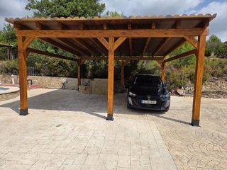 Porche madera 3x6m desde 5.800€. Nuevo