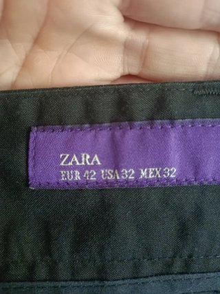 Pantalón Zara Hombre Negro
