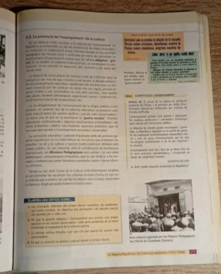 HB, Història, Batxillerat