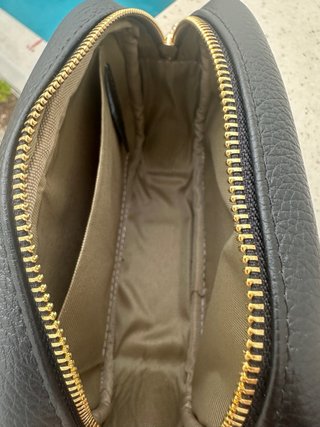 Bolso Cuero Negro Roma