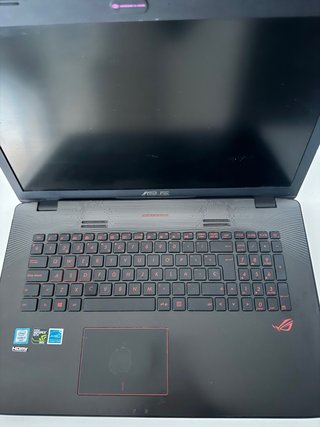 Portátil Asus GL752V Negro/Rojo