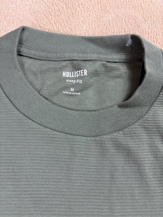 Camiseta Hollister Hombre Talla M Nueva Verde