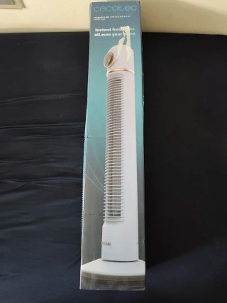 Ventilador Torre Cecotec Azul y Dorado