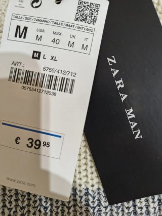 Maglione Zara Uomo Cotone nuovo  Taglia M