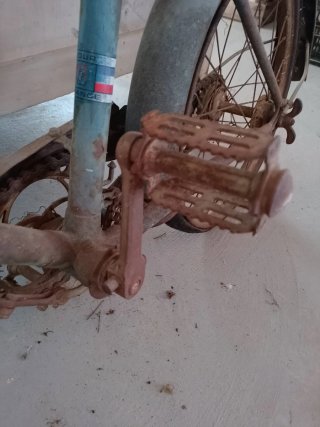 Bicicleta antigua niño Peliser freno varilla