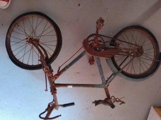 Bicicleta antigua niño Peliser freno varilla