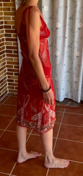 Camisón Woman Secret Rojo Estampado