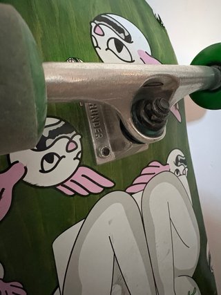Skateboard Ripndip verde truck thunder originali