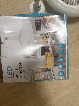 Lámpara Ventilador LED Techo
