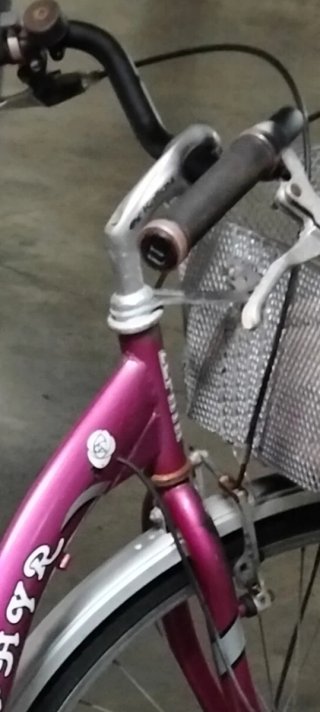 Bicicleta Zephyr rosa