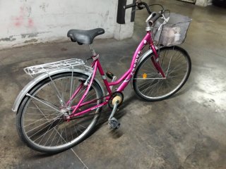Bicicleta Zephyr rosa
