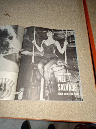Revista Personas 1972 Claudia Cardinale