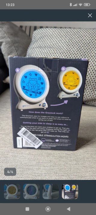 Groclock Despertador Infantil Nocturno