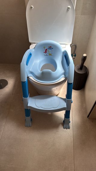 Adaptador para váter infantil azul