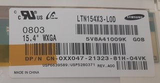 Pantalla Portátil Samsung LTN154X3-L0D