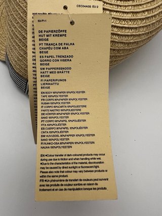Gorro MUJI niño/a talla 52cm con visera